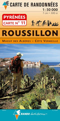 Pyrenees Map 11, Roussillon Map