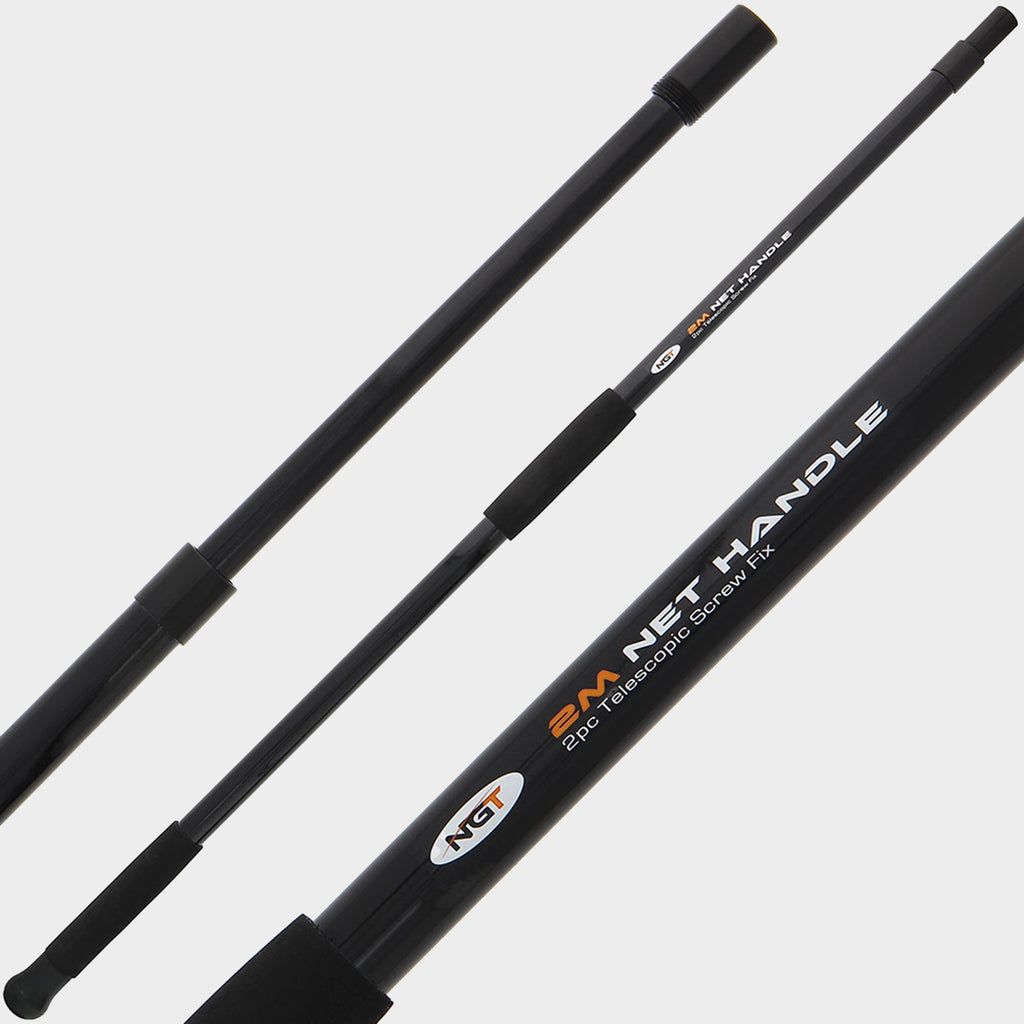 2m 2pc Fiberglass Screw Net Handle