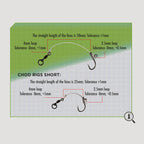 Chod Rigs: Short - Size 5 to 20lb