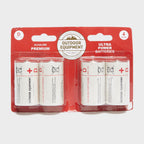 D Cell Battery – Pack of 4