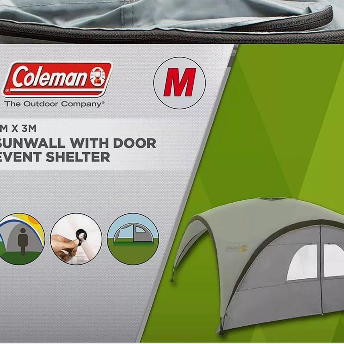 Sunwall With Door For FastPitch™ Event Shelter L