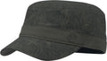 Military Cap (Checkboard Moss Green)