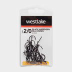 Black Aberdeen Sea Hooks (Size 2/0)