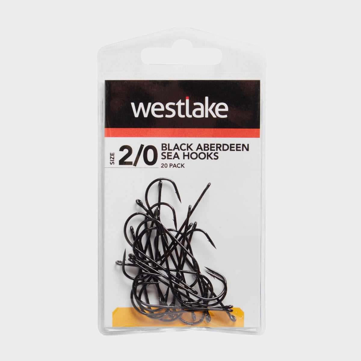 Black Aberdeen Sea Hooks (Size 2/0)