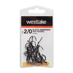 Black Aberdeen Sea Hooks (Size 2/0)