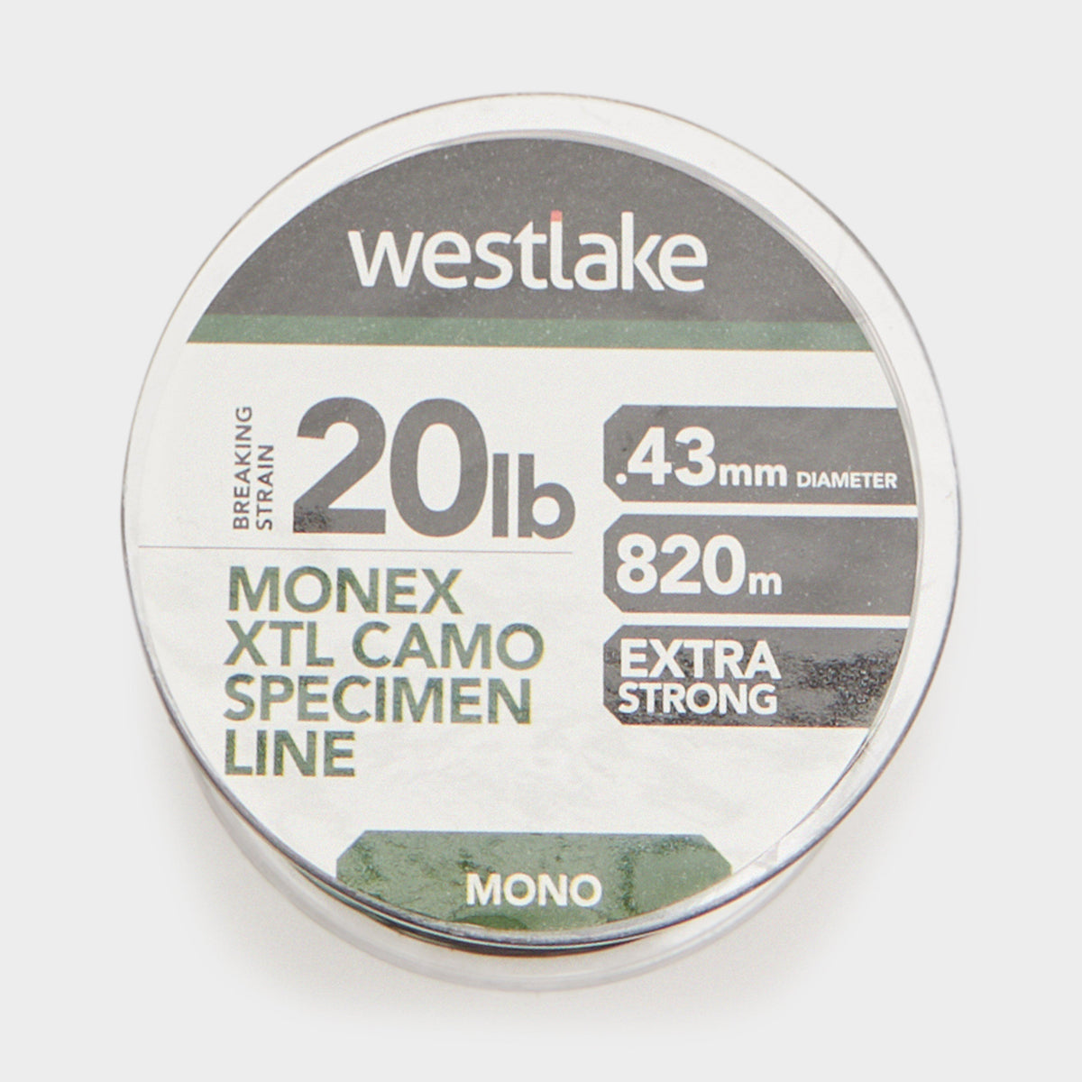 Extra Strong Mono Monex XTL Camo Specimen Line (20lb)