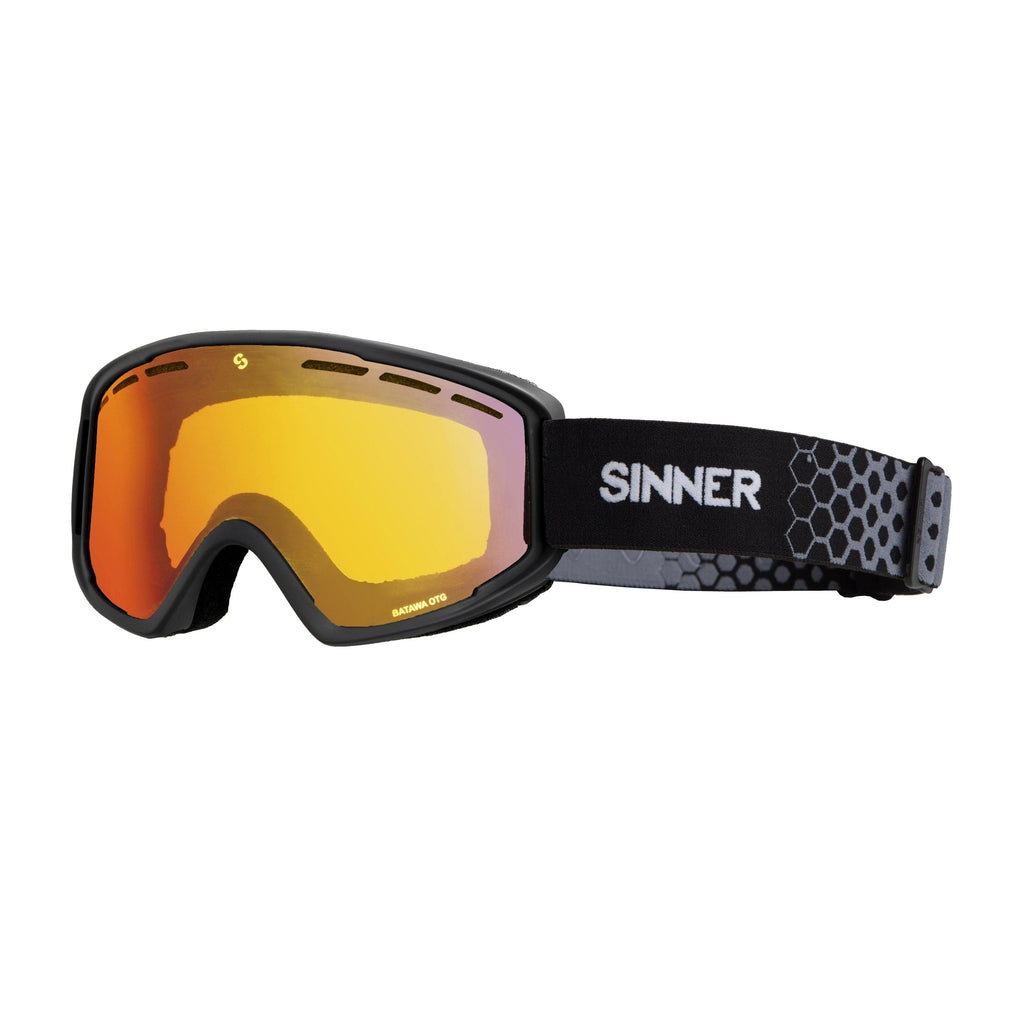 Batawa OTG Full Orange Snowboard/Ski Goggles