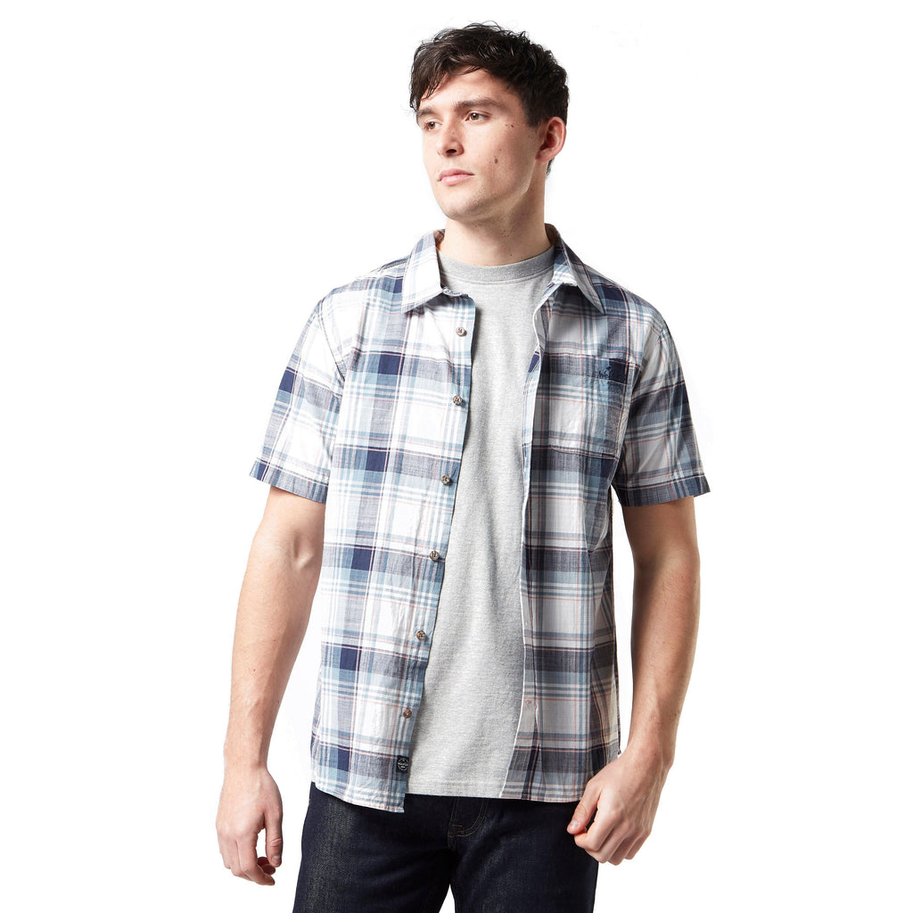 Men’s Modbury Short Sleeve Chequered Shirt