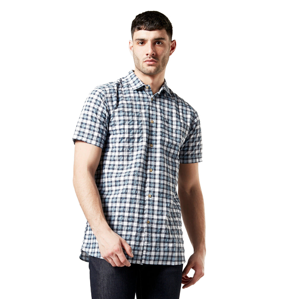 Men's Pele Short Sleeved Check Shirt
