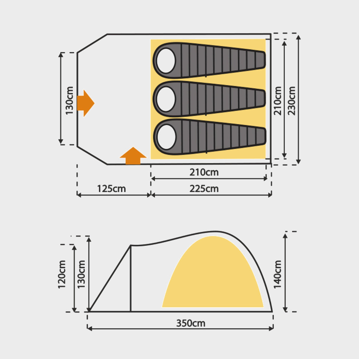 Avon 3 DLX Nightfall Tent