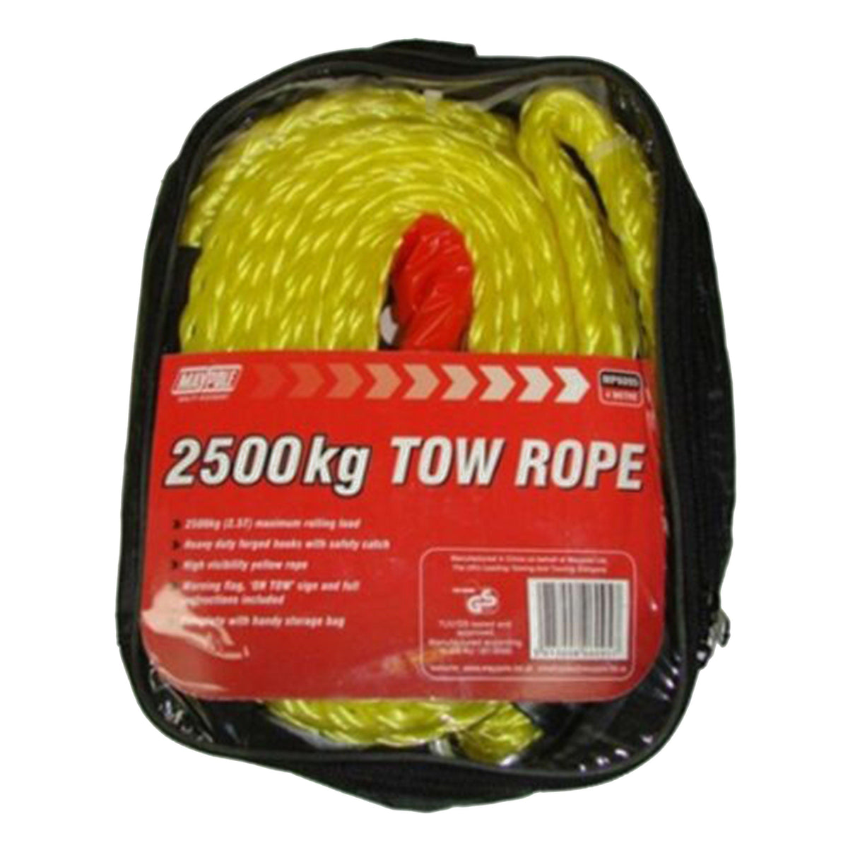 3.5m X 2500kg Tow Rope