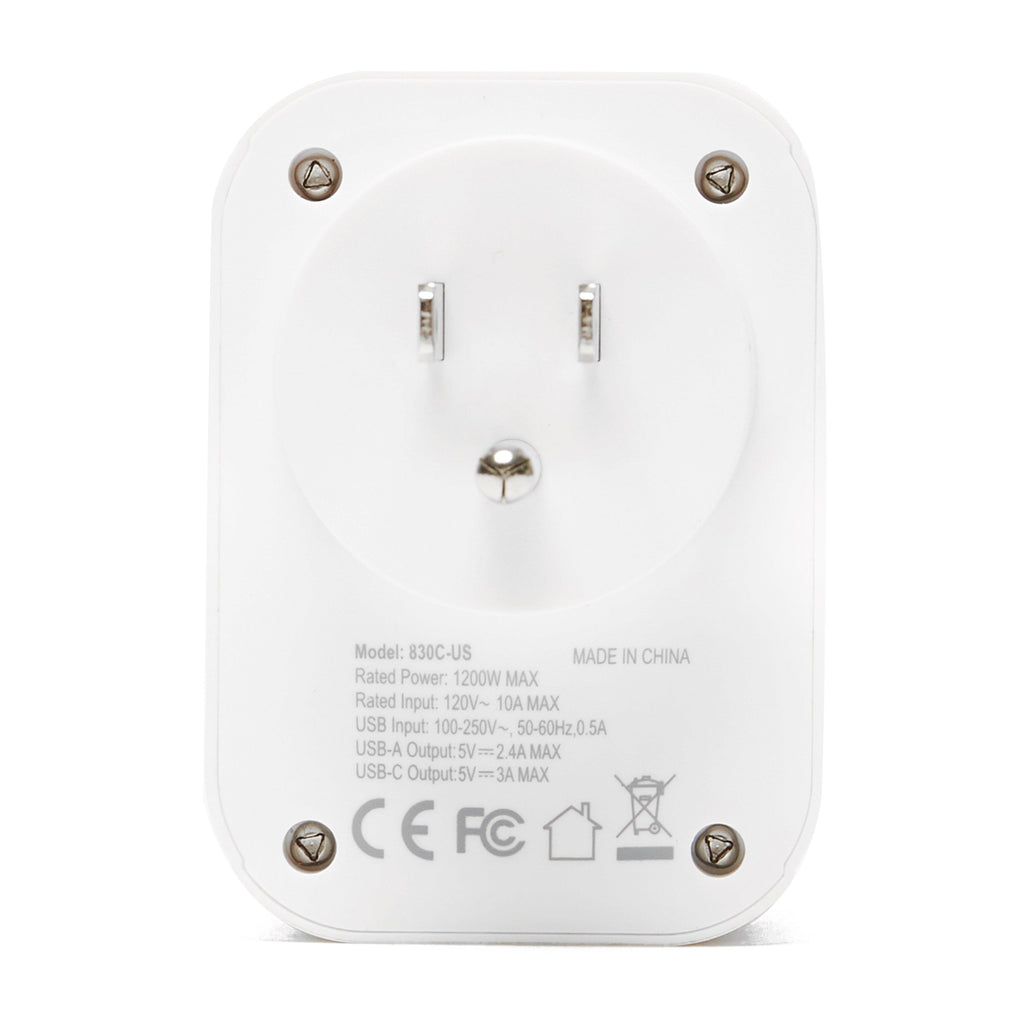 World to USA Adapter and USB