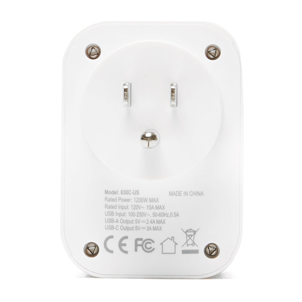 World to USA Adapter and USB
