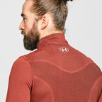 Men's Seamless Half Zip Top