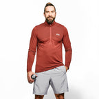 Men's Seamless Half Zip Top
