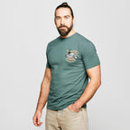 Mens' Motorcycle Frog Art T-shirt