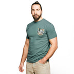 Mens' Motorcycle Frog Art T-shirt