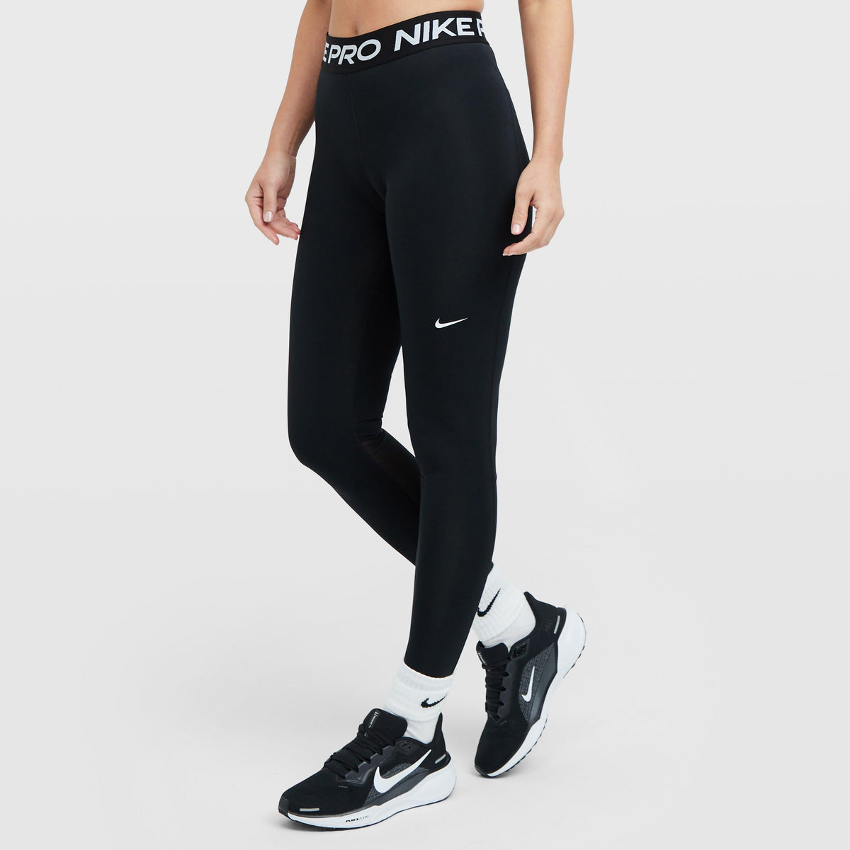 Women's Mid-Rise Mesh-Panelled Leggings