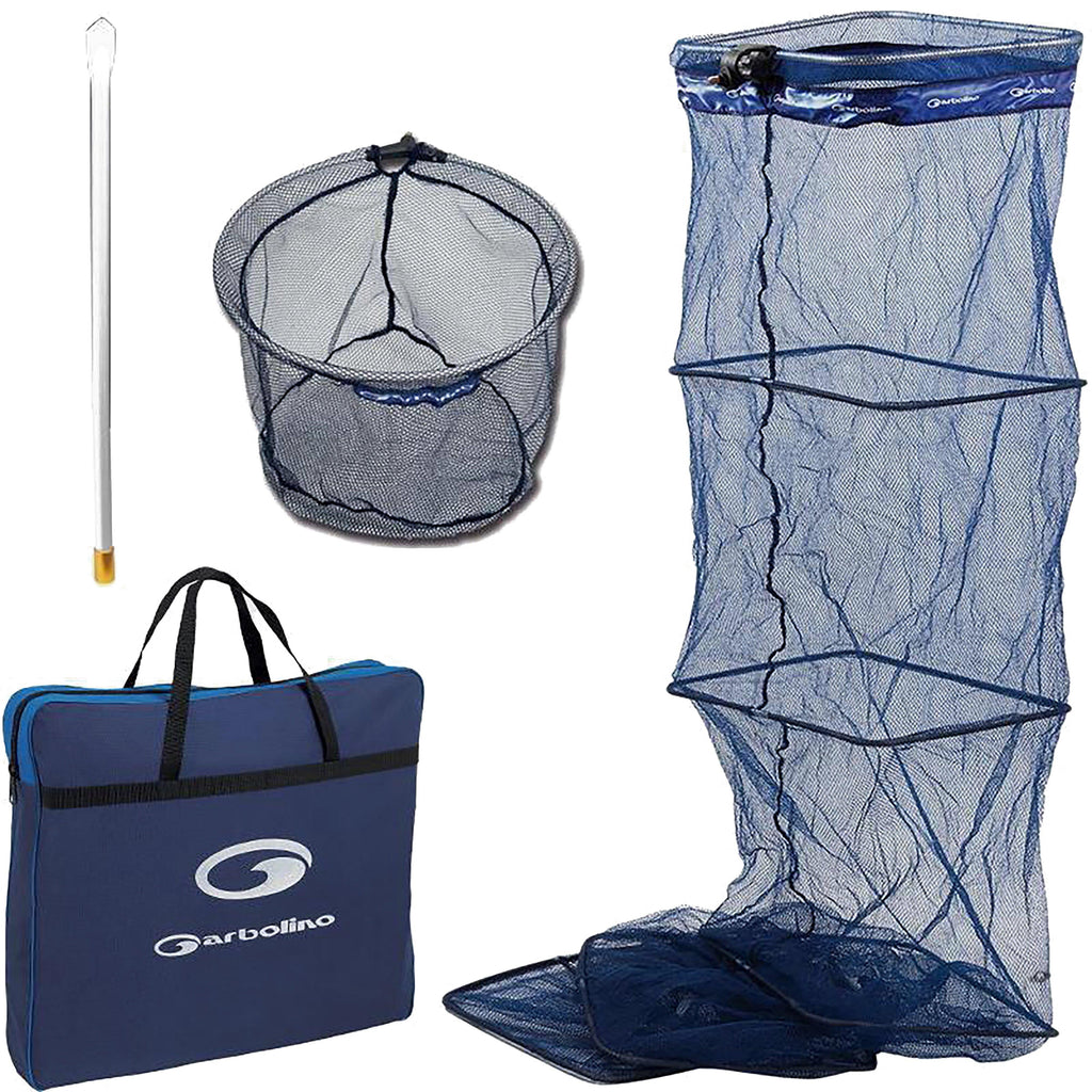 Garbolino Leader Keepnet + Netbag + Bankstick + Landing Net Combo