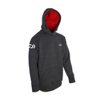 Match Hoodie Grey Red Lrg