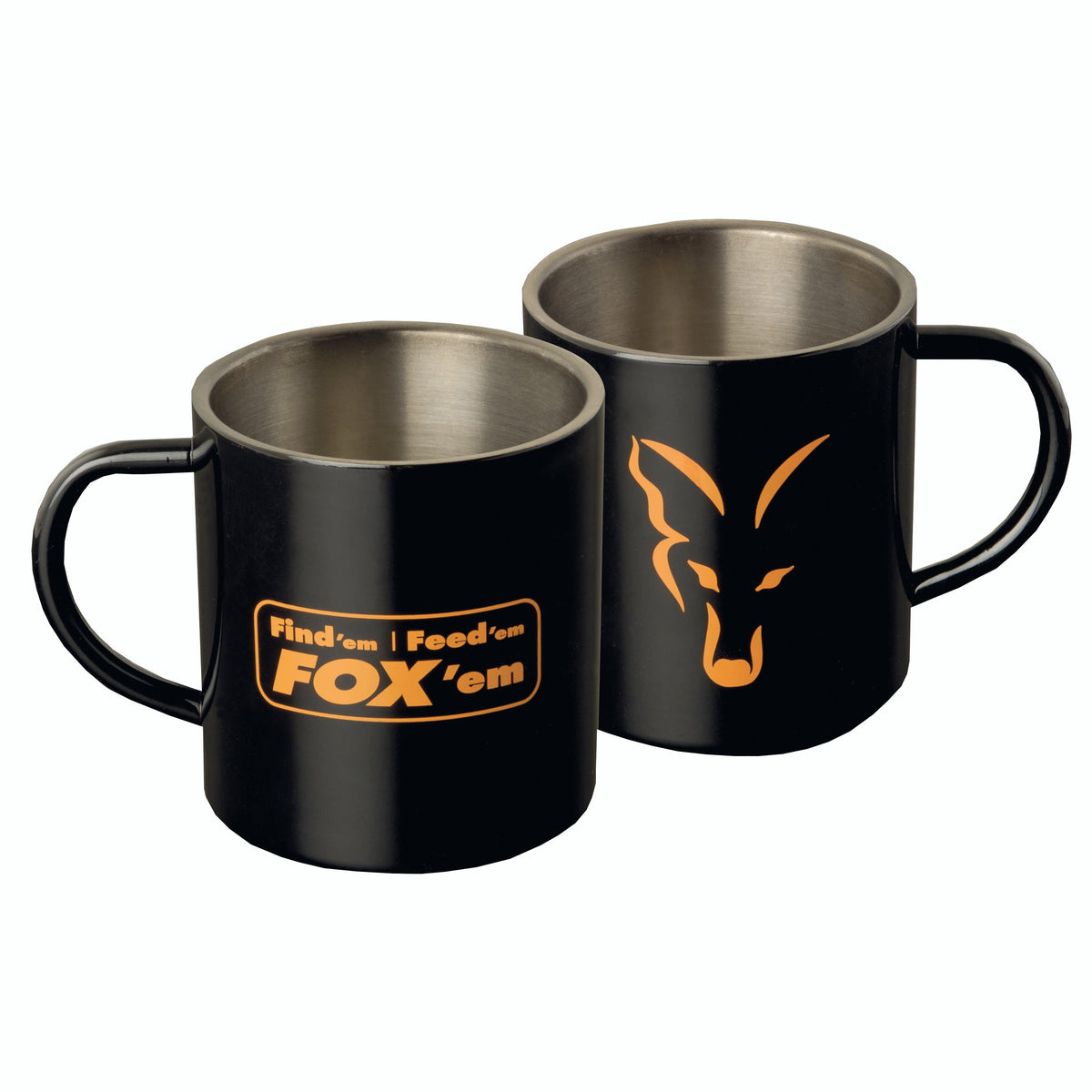 Stainless Black Xl Mug