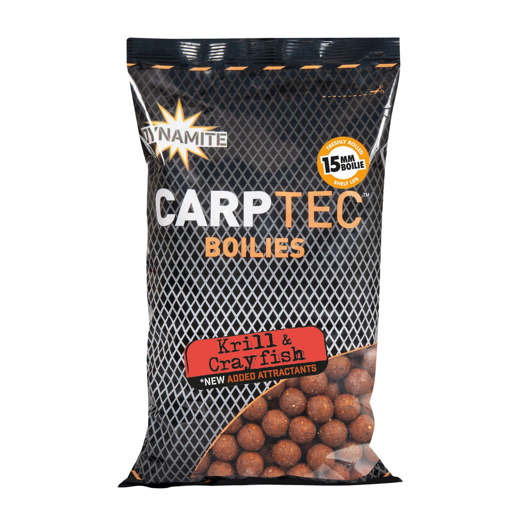 15mm Carptec Krill And Crayfish Boilies 900g