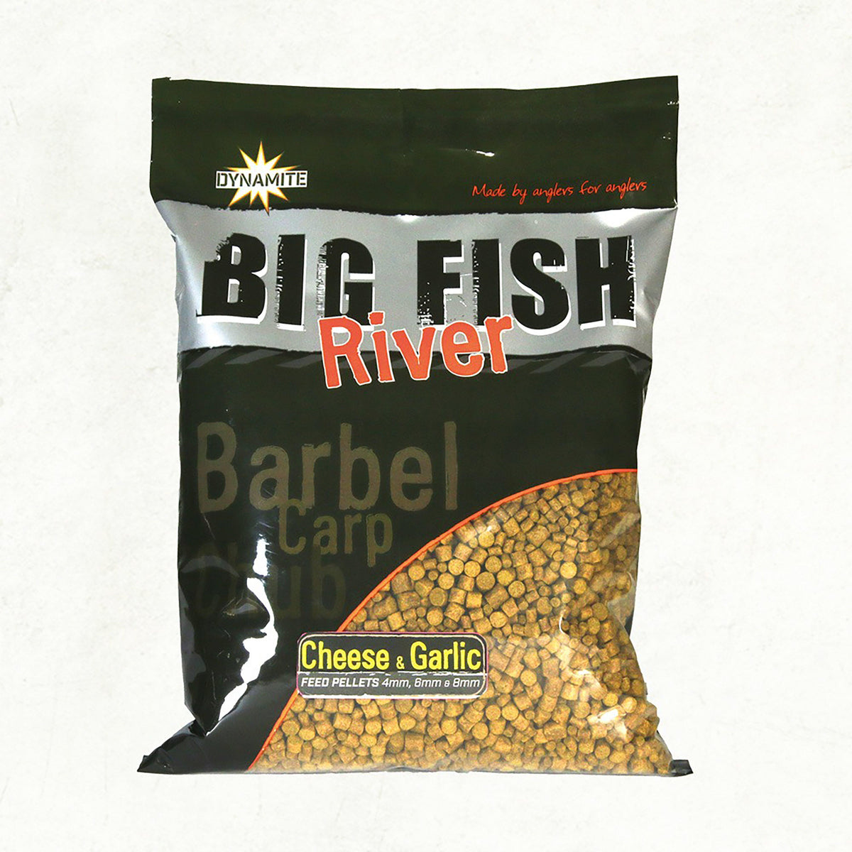 Big Fish River Pellets 4 6 8mm Cheese & Garlic