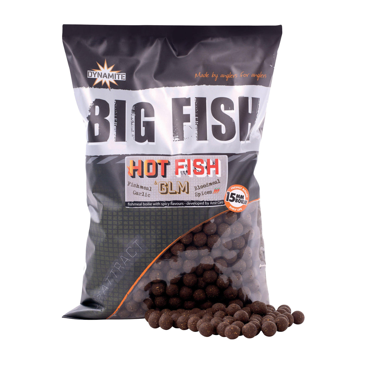 Hot Fish & GLM Boilies 15mm 1.8kg