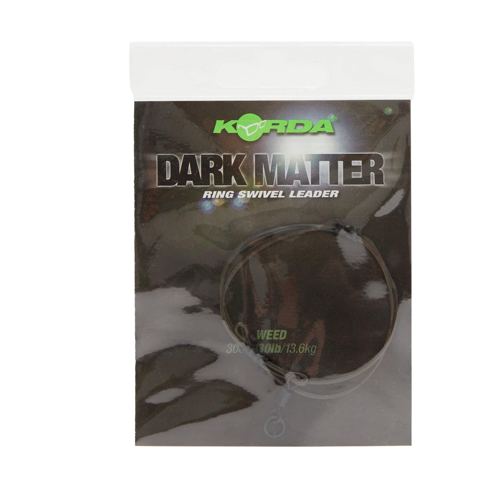 Dark Matter Ring Swivel Leader 30lb 30cm