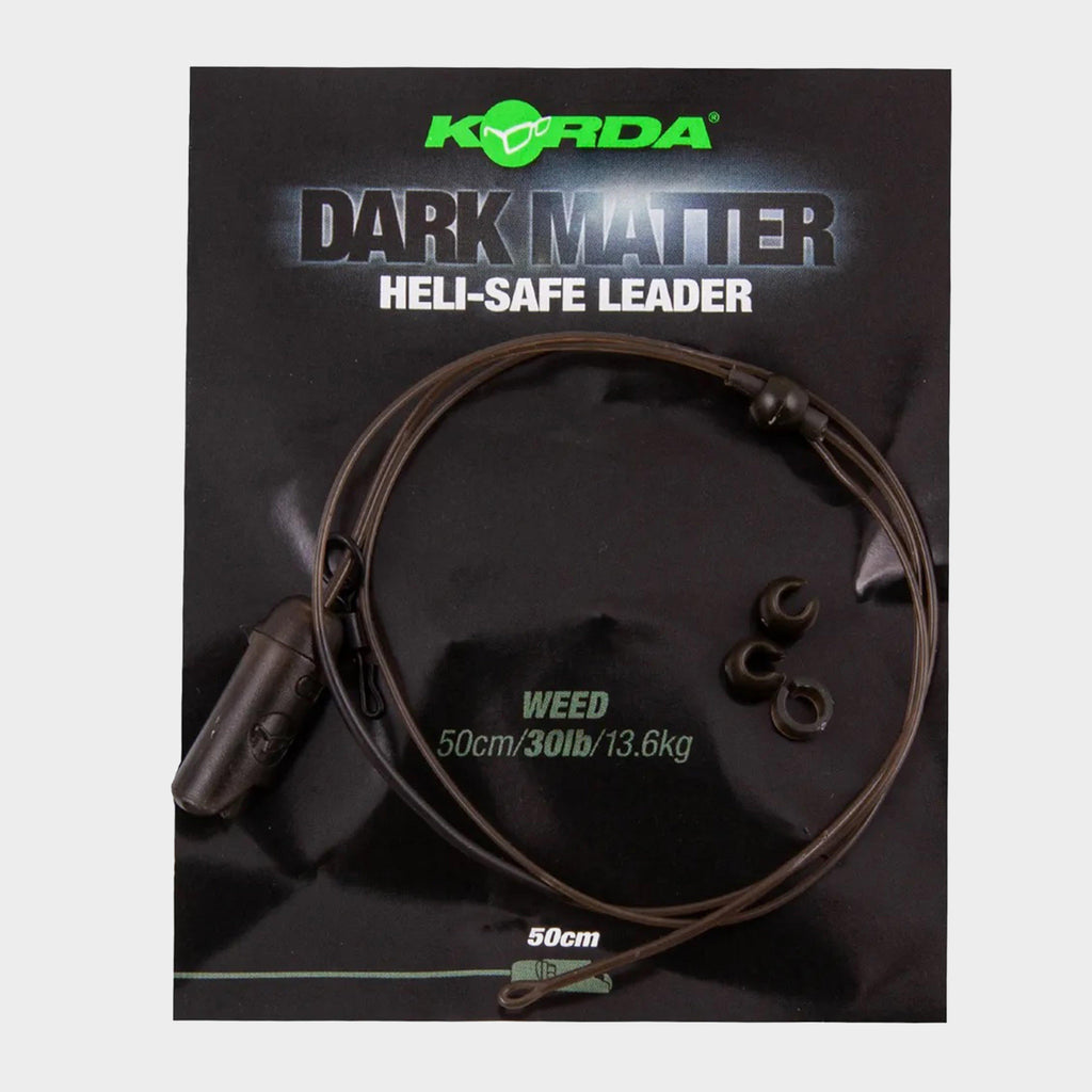 Dark Matter Heli-Safe Leader 30lb 50cm Weed