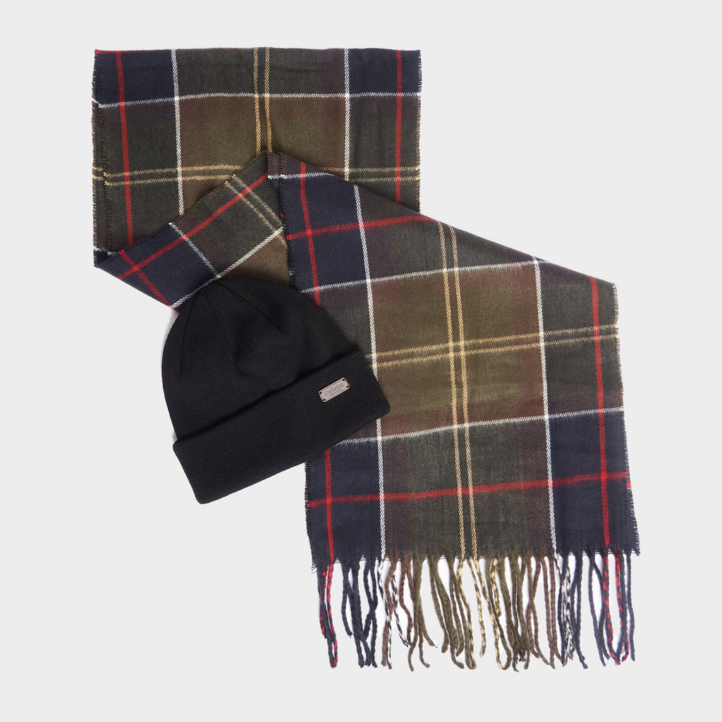 Mens Swinton Beanie & Galingale Scarf Gift Set Classic