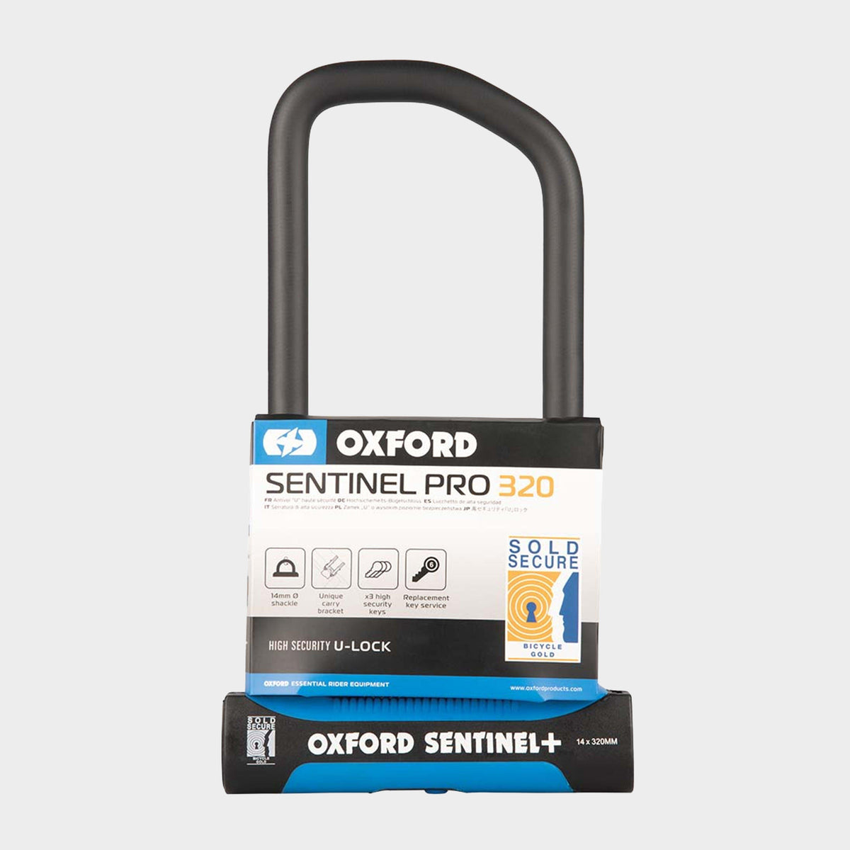 Sentinel Pro U-Lock 320mm x 177mm