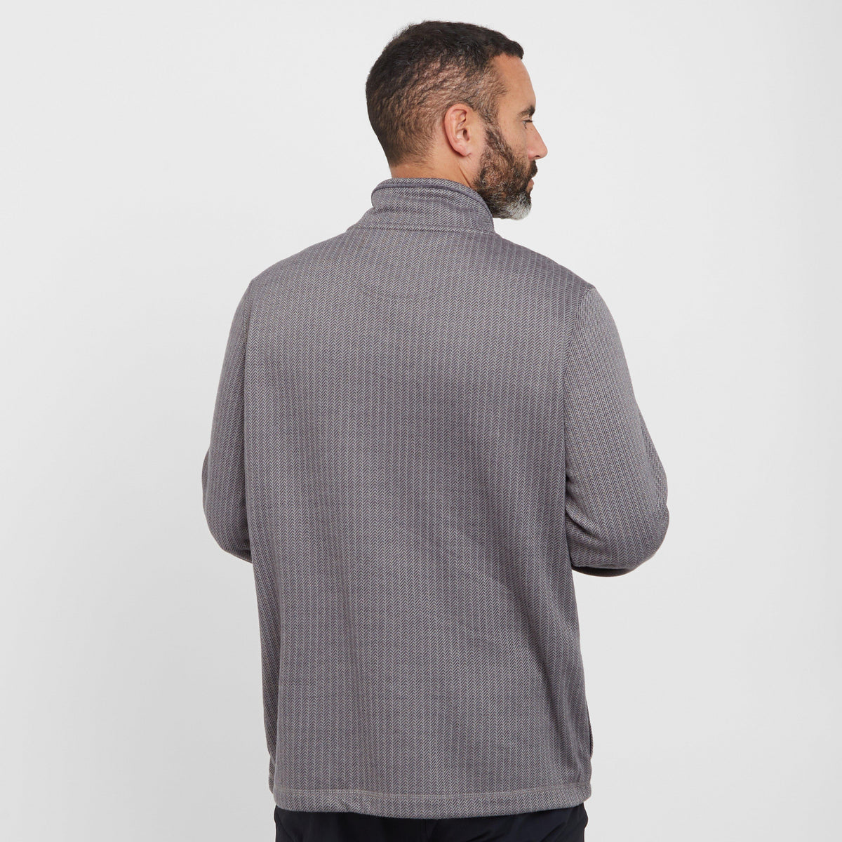 Men’s Sterling Herringbone 1/4 Zip Fleece