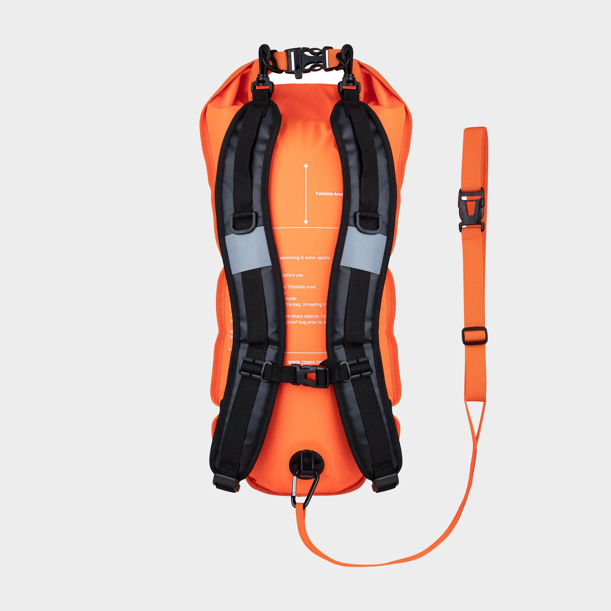 2 LED Light 28L Backpack Swim Safety Buoy & Dry Bag