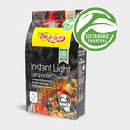Instant Light Lumpwood Charcoal Twin Pack 2kg