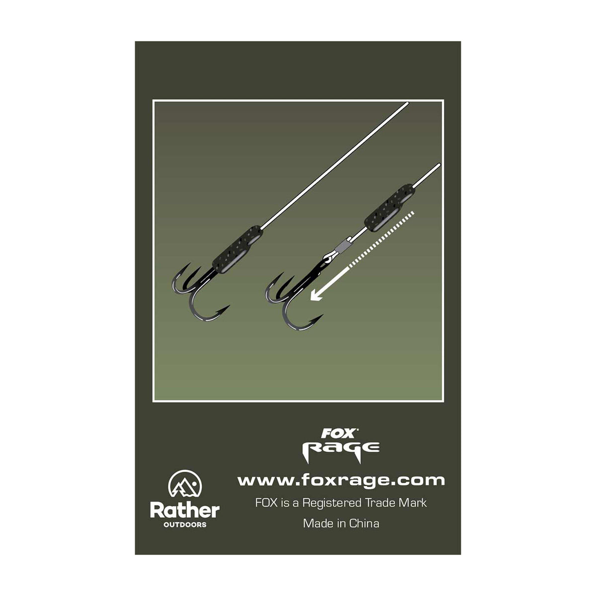 Predator Camo Treble Hook Sleeves