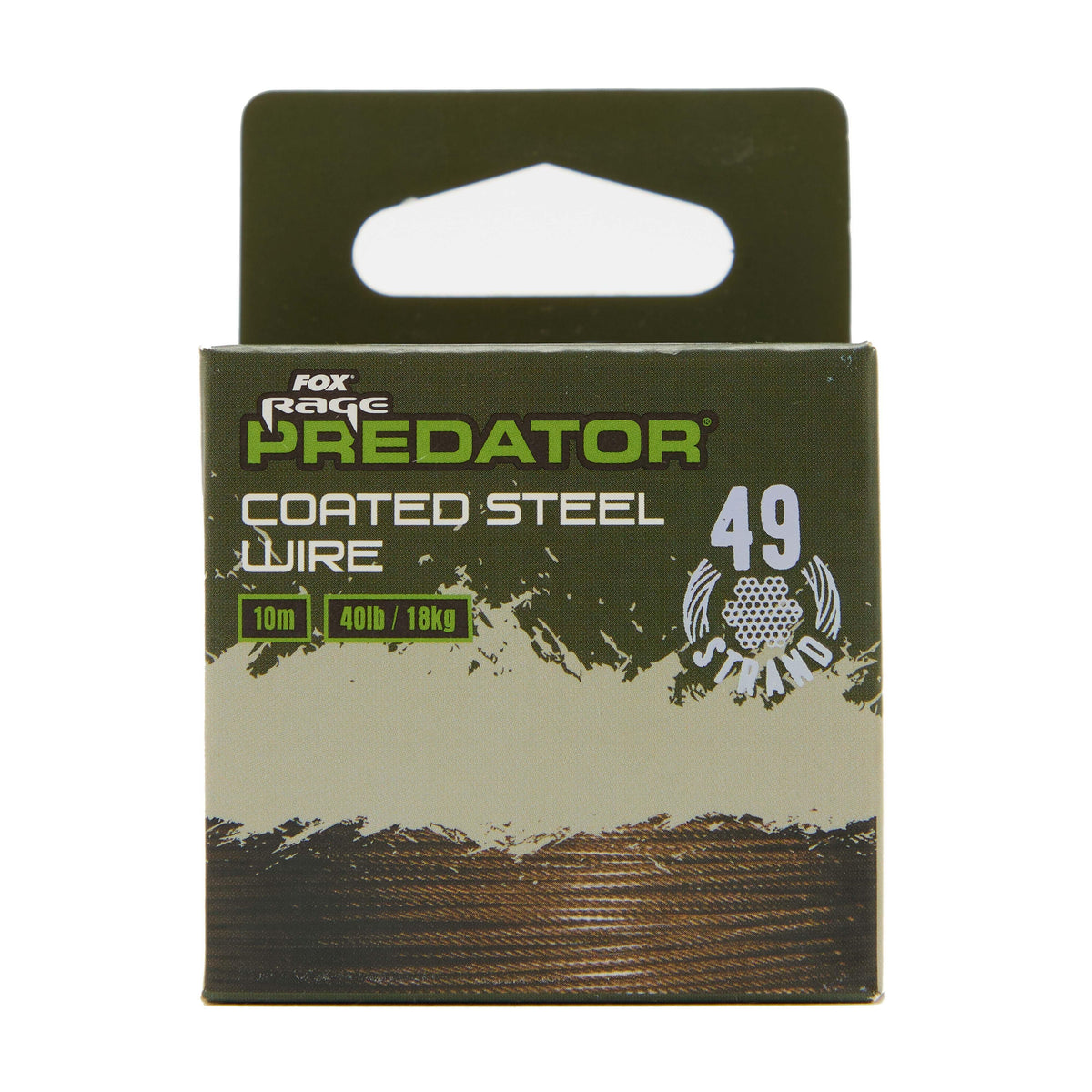 Predator 49-Strand Coated Steel Wire 10m 40lb