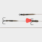 Predator Twin Treble Trace 52cm Size 4 Barbed
