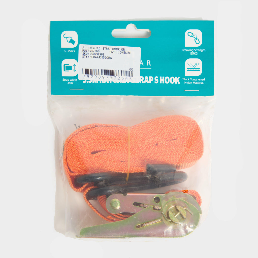 Ratchet Strap S Hook 3.5m