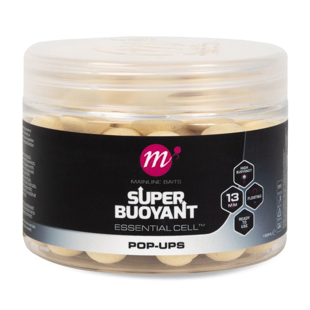 Super Buoyant Pop Ups Essential Cell White 13mm