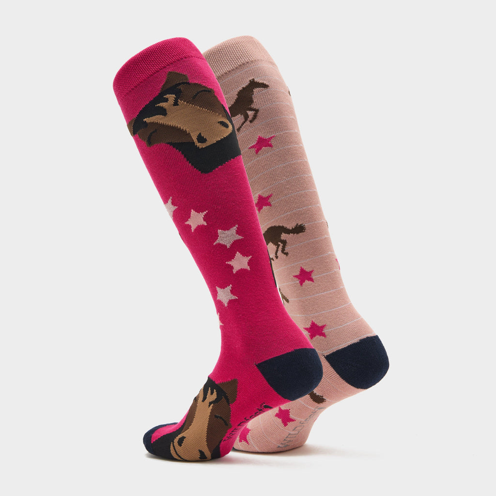 Kids' Wild Feet Knee-High Equestrian Socks