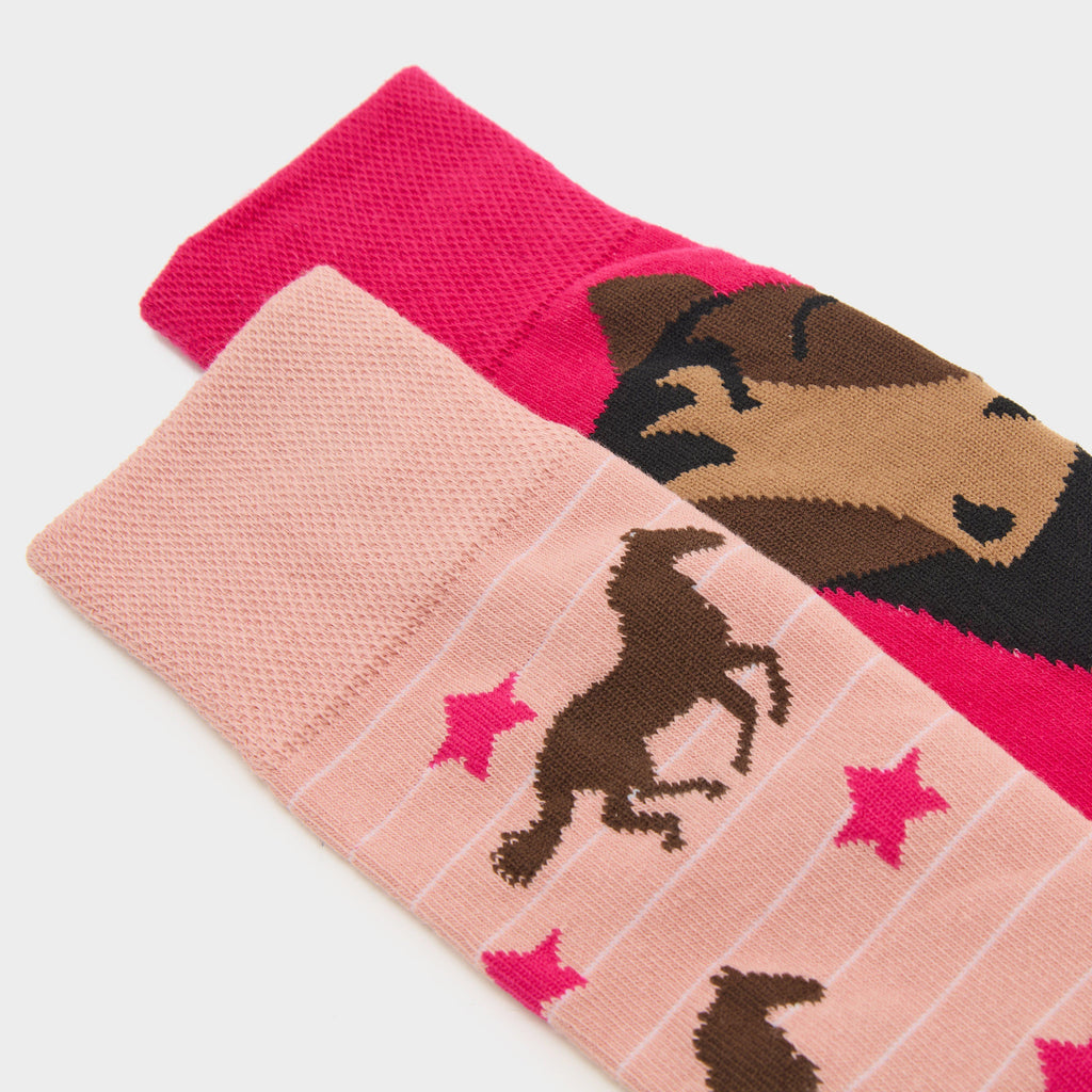 Kids' Wild Feet Knee-High Equestrian Socks