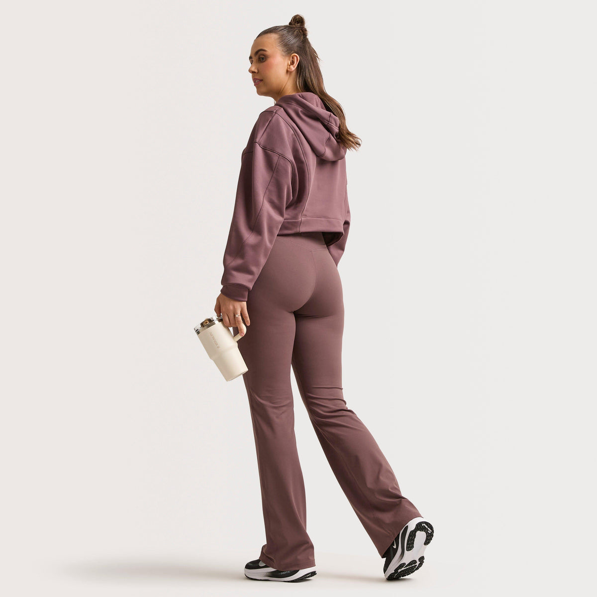 Zenvy High Waisted Flared Leggings