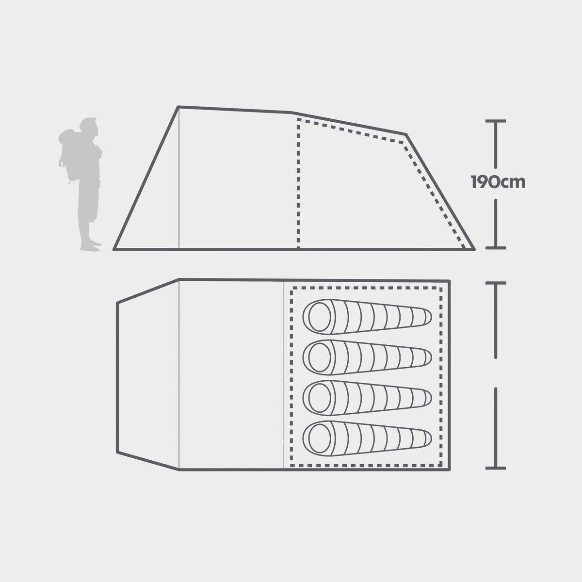 Sendero 4 Family Tent