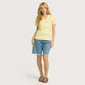 Women's Stripe V-Neck T-Shirt