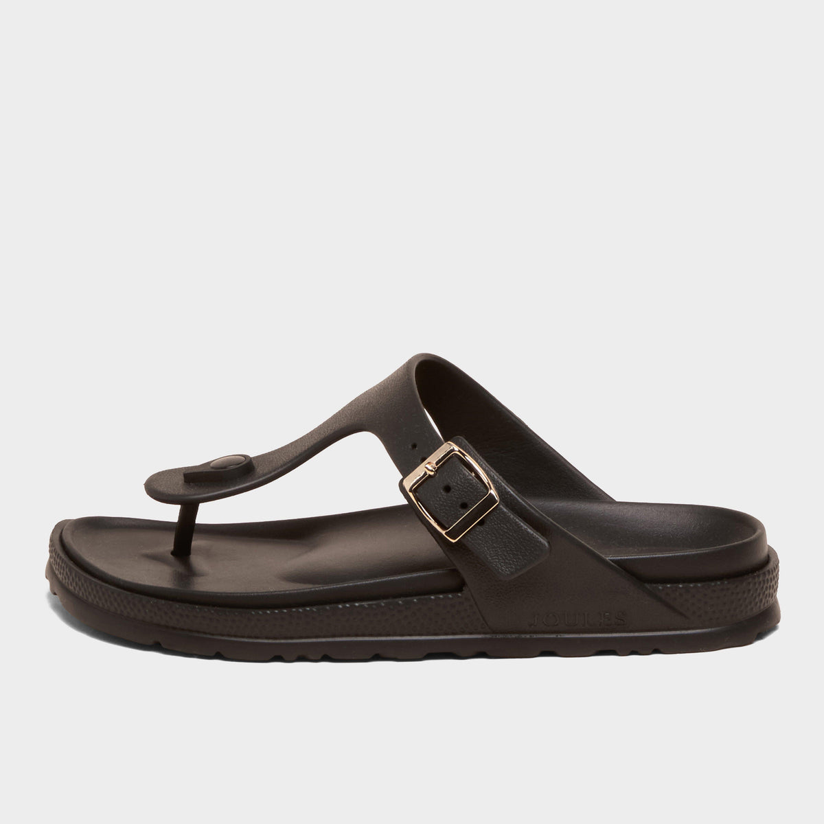 Women’s Soleil Black Buckle Flip Flop
