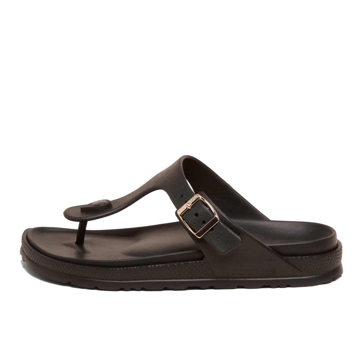Women’s Soleil Black Buckle Flip Flop