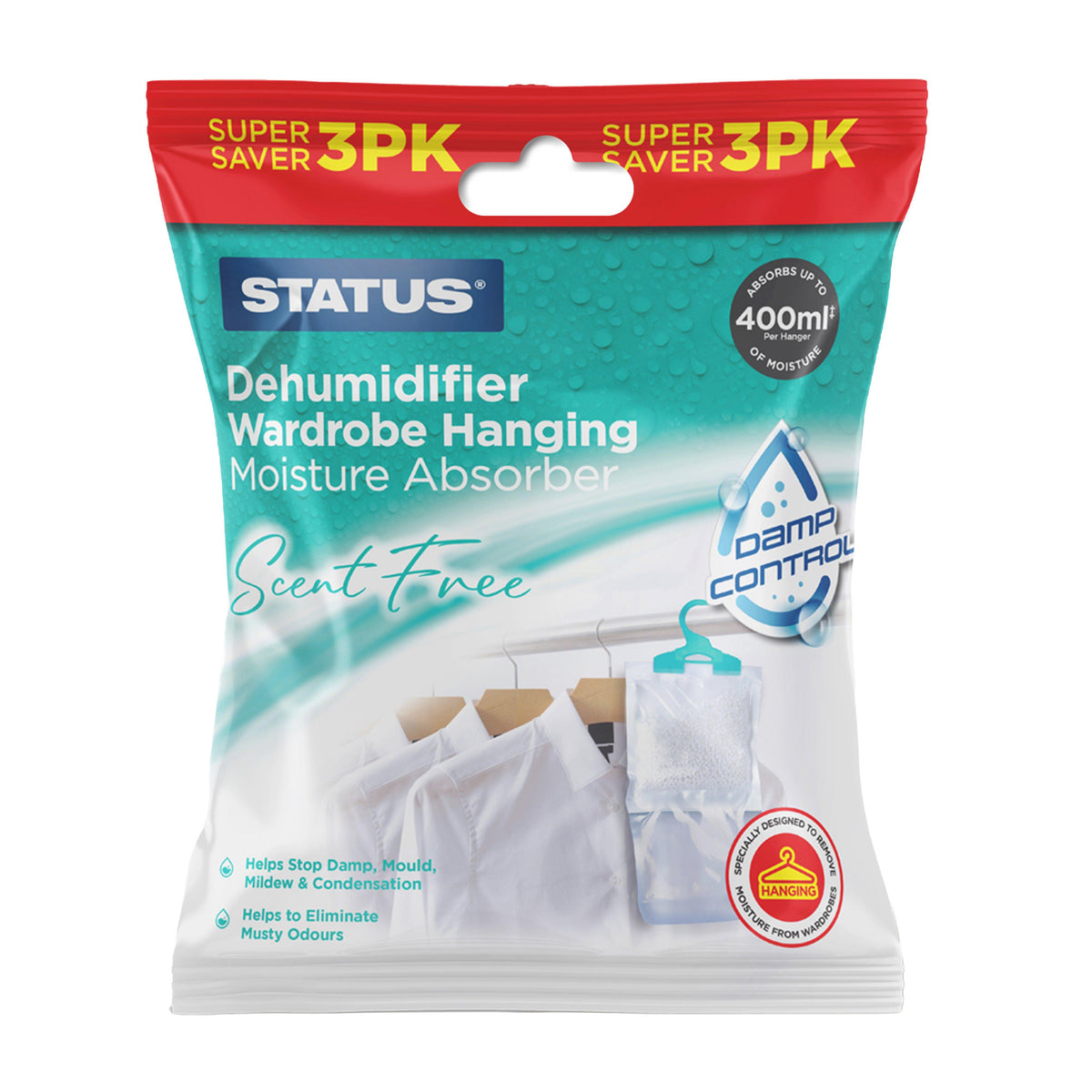 Hanging Dehumidifier Pack of 3