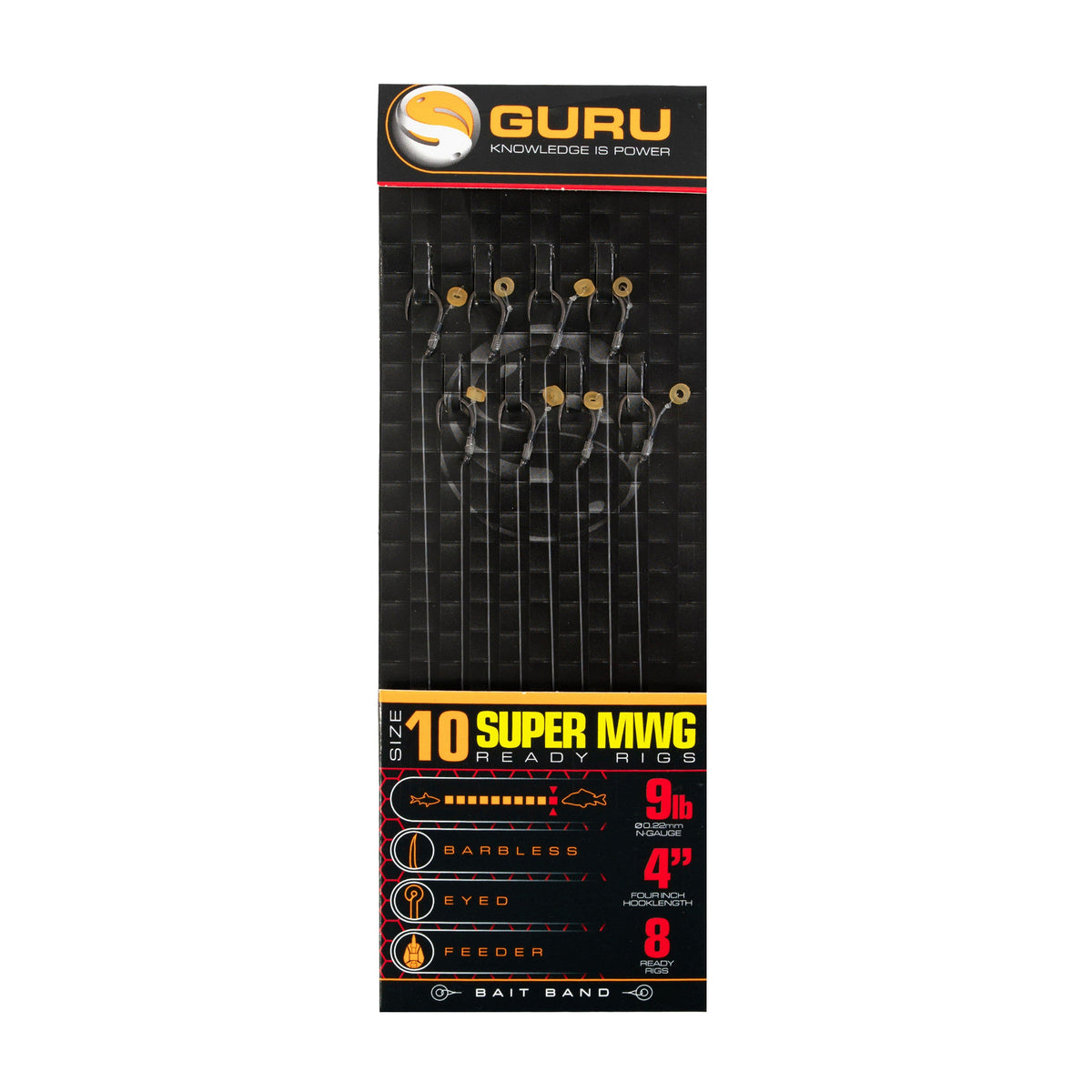 Super MWG Bait Band 4 Inch Hook Lengths