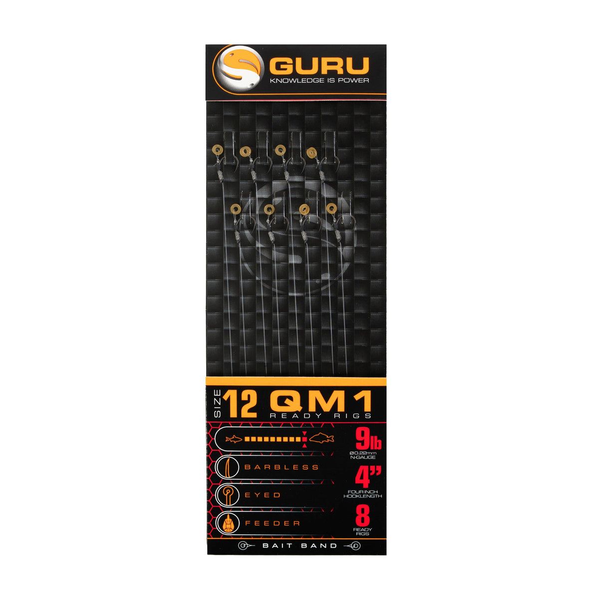 QM1 Bait Band Ready 4 Inch Hook Lengths